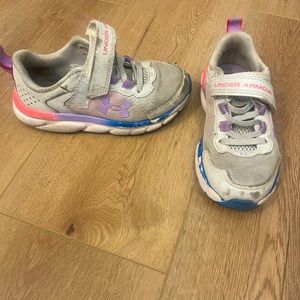 Girls, under armour tennis shoes - size 11